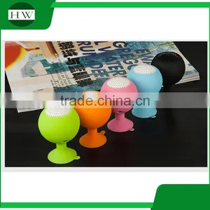 Silicone Sucker Holder Music Powered Amplifier Mobile Phone Sound Box Mini Speaker Portable Speaker thumbnail-3