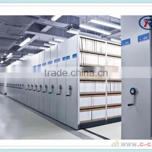 2017 Office Large Capacity Closed High Density Steel Mobile File Storage Cabinet for Box Files/mobile Shelving thumbnail-6