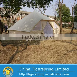 Large Canvas Camping Tent for Sale Glamping Tent for 5 Person thumbnail-1