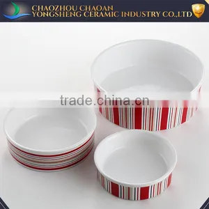 Wholesale Ceramic Modern Decal Dog Bowl for Manufacturer's Promotion thumbnail-1