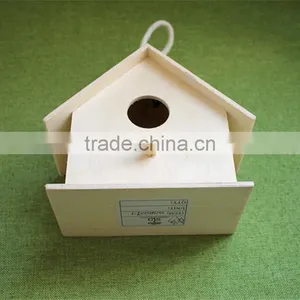 Cheap Small Wooden Bird Houses Arts and Crafts Bird House Wicker Bird Houses With Paulownia thumbnail-3