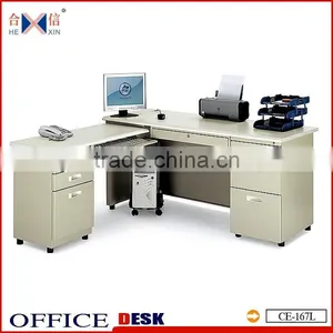 L-shape Modern Office Table thumbnail-2