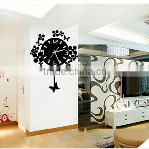 Luxury Modern DIY Acrylic Wall Clock Stickers Decals Home Room Art Decor Watches/timepiece thumbnail-4