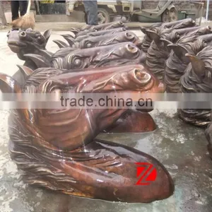 Life Size Horse Head Statue Animal Head Sculpture thumbnail-1