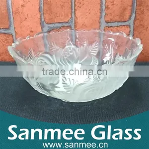 Hot Sale Clear Glass Bowl Glass Punch Salad Bowl thumbnail-1