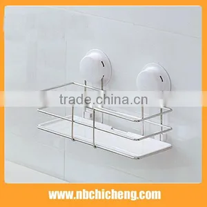 House Hanging Kitchen Wall Shelf Bath Suction Cup Accessories Holder thumbnail-2