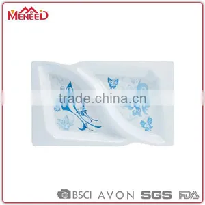 Wholesale Melamine Food Serving Tray Plastic Food Tray Hospital Food Tray thumbnail-1