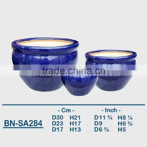 Vietnamese Ceramic Glazed Indoor Pot/ Indoor Planter BN-SA283 thumbnail-2