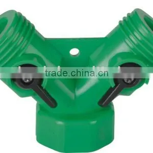 Plastic "Y" Hose Connector W/Shut off thumbnail-1