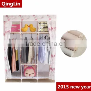 Oxford Fabric Collapsible Metal School Lockers Modren Bedroom Sets thumbnail-4