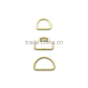 Metal D Ring Brass Finish / Metal Hardware Ring / Steel Rings thumbnail-5