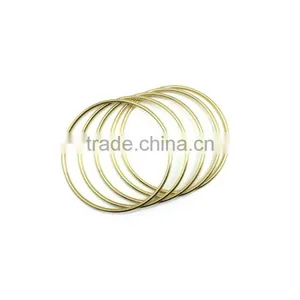High Quality Bright Color Metal O Ring for Handbag Round Ring, Butt Welded Steel Wire Rings ID 1" thumbnail-3