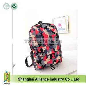 New Designed Fashion Canvas Leisure Shoulder Bag Unisex Travel Backpack Attractive Camo Schoolbag thumbnail-3