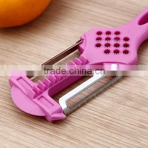 Factory Top Quality PP Material Handle Stainless Steel Blade Multifunctional New Style Peeler and Grater thumbnail-5