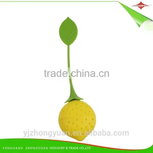 ZY-F1126 Cute Strawberry Design Silicone Tea Leaf Strainer Infuser Diffuser Filter thumbnail-2