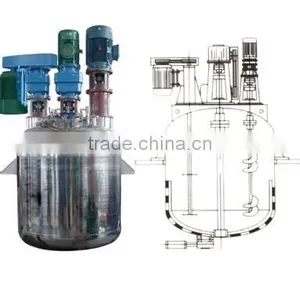 Stainless Steel Jacketed Mixing Tank/stirred Tank Reactor thumbnail-1