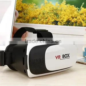 UCHOME 3D Head Mount VR Box 2nd Generation Virtual Reality vr Glasses & Bluetooth Remote Control thumbnail-1