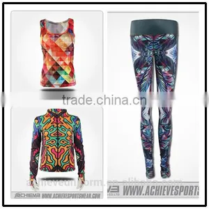 Wholesale Women Gym Jacket/ Blank Yoga Tops, High Waisted Yoga Pants thumbnail-1