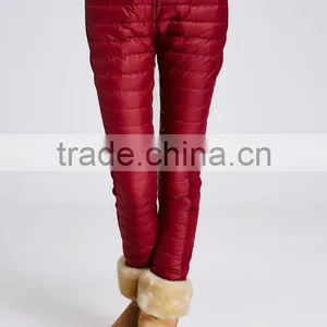 Red Woman Down Pants thumbnail-1