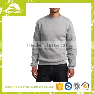 Cheap Plain Crewneck Sweatshirt 100% Cotton Custom Printed Sweatshirt Mens Custom Wholesale Crew Neck Sweatshirt thumbnail-1