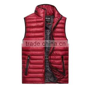 Mens Slim Padded Quilted Gilet thumbnail-1