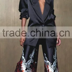 8TR030New! Slacks Printed Trouser thumbnail-1