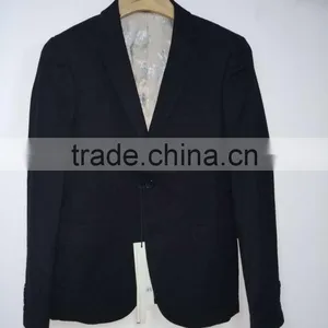 GZY Cheap Men Suit Style Black Coat Pant Men Suit Stock thumbnail-4