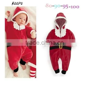 New Fashion Winter Baby Clothing Kids Jumpsuits Fleece Jumpsuits Pajamas thumbnail-1