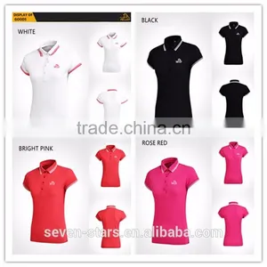 Slim Stand Collar T-shirt Women T-shirt Made From Judi Fabric thumbnail-6