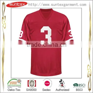 Suntex Top Quality Custom Football Jerseys 100% Polyester Wholesale Football Jersey thumbnail-6