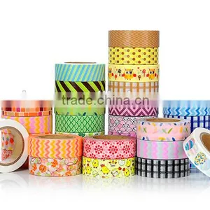 Different Patterns Washi Tape Customized Colors Adhesive Paper Tape 1.5cm*10m thumbnail-5