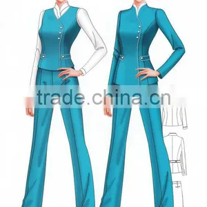 Office Ladies Suits for Women 2014,High Quality Lady Suit Blazers,Women Suits thumbnail-1