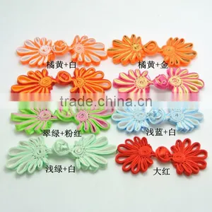 Daisy Disk Buttoned Buttoned Pankou Chinese Cheongsam Handmade Wedding Invitations Frog Costume Accessories Knot thumbnail-1