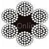 Rotation Resistant 304 Stainless Steel Wire Rope 6x37+FC For Decorative / Bridge thumbnail-1