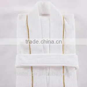 White Waffle Robe Hotel Bathrobes thumbnail-1