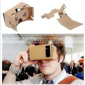 High Quliaty DIY Google Cardboard 3D VR Virtual Reality Glasses Worldwide Ship VR017 thumbnail-1