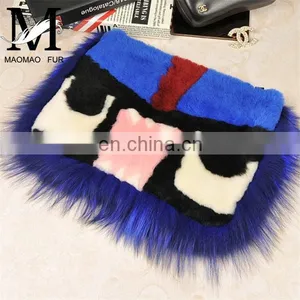 2016 Top Fashion and Luxury Real Sheep Skin Fur Bag / Lady Monster Fur Bag thumbnail-3