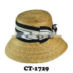 Wholesale Paper Boater Hat thumbnail-1