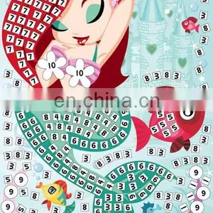 2016 New Design DIY Mosaic Sticker Craft for Kids-mermaid2 thumbnail-1
