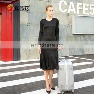 Business Woman Long Dress Ladies Office Wear Slim Dresses thumbnail-1