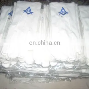 Masonic Gloves With Embroidery thumbnail-1