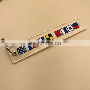 Tag Flights Keychain Motorcycle Embroidered Keychain thumbnail-1