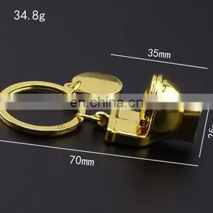 New Design Custom Metal Gold Closestool Keychain in Closestool thumbnail-2