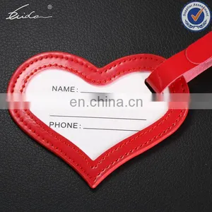 HIGH QUALITY PROMOTIONAL SALE BAGGAGE LEATHER LUGGAGE TAG thumbnail-1