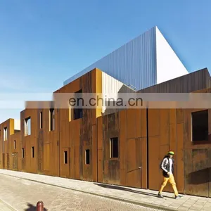 Corten Steel Wall Cladding Panels for Buildings S355K2W thumbnail-6