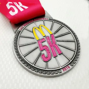 Zinc Alloy Activity Competition Medal Custom Creative Paint Games Metal Medal Marathon Medal Custom thumbnail-2