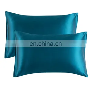 Distinctive Couple Matching 100% Polyester Home Comfortable Breathable Silky Smooth Satin Pillowcase In Bulk thumbnail-3