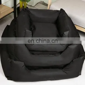 Luxury Dog Bed Machine Washable Rectangle Pet Bed Breathable Soft Fabric With Nonskid Bottom thumbnail-3