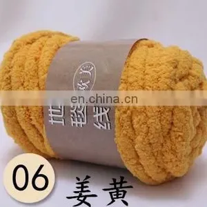 Chenille Chunky Yarn for Knitting Blankets Fancy Yarn Balls thumbnail-3