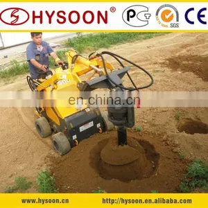 Mini Digger With 4 in 1 Bucket , Snow Blower , Auger , Fork , Trencher and Various Other Attachments thumbnail-6